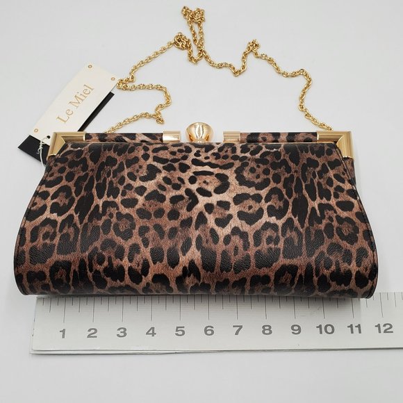 Le Miel Crossbody / Clutch Animal Print Bag – NWT - Picture 11 of 16